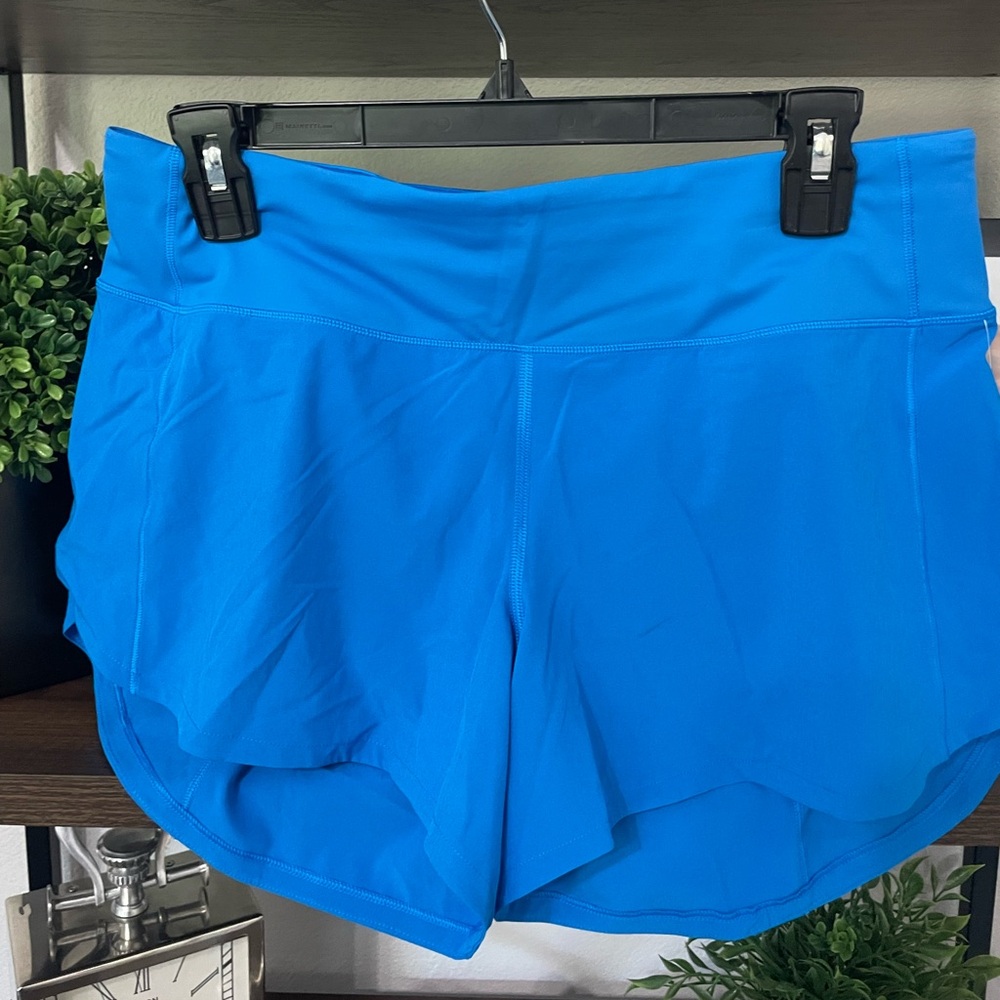 NWT - Lululemon MR Speed Up Short - 4” Blue
